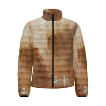Load image into Gallery viewer, Beige Golden Path Men's Bomber Jacket | JSFA - JSFA - Original Art On Fashion by Jenny Simon