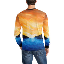 Load image into Gallery viewer, Blue Dream Cove Long Sleeve Men&#39;s T-shirt | JSFA - JSFA - Original Art On Fashion by Jenny Simon