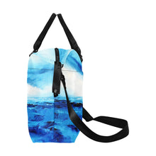 Load image into Gallery viewer, Blue Ocean Spellbound Ladies Weekender Travel Carry On Bag - JSFA - Art On Fashion by Jenny Simon