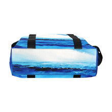 Load image into Gallery viewer, Blue Ocean Spellbound Ladies Weekender Travel Carry On Bag - JSFA - Art On Fashion by Jenny Simon