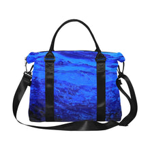 Load image into Gallery viewer, Blue Secret Ladies Weekender Travel Carry On Bag - JSFA - Art On Fashion by Jenny Simon