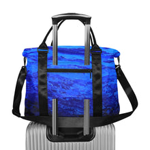 Load image into Gallery viewer, Blue Secret Ladies Weekender Travel Carry On Bag - JSFA - Art On Fashion by Jenny Simon