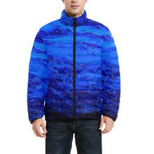 Load image into Gallery viewer, Blue Secret Men's Bomber Jacket | JSFA - JSFA - Original Art On Fashion by Jenny Simon