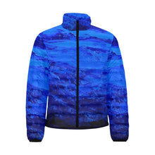 Load image into Gallery viewer, Blue Secret Men's Bomber Jacket | JSFA - JSFA - Original Art On Fashion by Jenny Simon