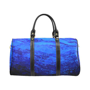 Blue Secret Water Travel Bag | JSFA - JSFA - Original Art On Fashion by Jenny Simon