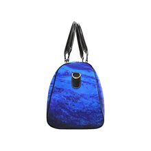 Load image into Gallery viewer, Blue Secret Water Travel Bag | JSFA - JSFA - Original Art On Fashion by Jenny Simon