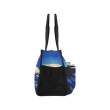 Load image into Gallery viewer, Blue Wave Pool Beach Tote | JSFA - JSFA - Art On Fashion by Jenny Simon