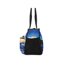 Load image into Gallery viewer, Blue Wave Pool Beach Tote | JSFA - JSFA - Art On Fashion by Jenny Simon