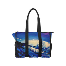 Load image into Gallery viewer, Blue Wave Pool Beach Tote | JSFA - JSFA - Art On Fashion by Jenny Simon