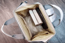 Load image into Gallery viewer, Books And Ipad Inside Large Backpacks For Boys and Girls - JSFA - Art On Fashion by Jenny Simon