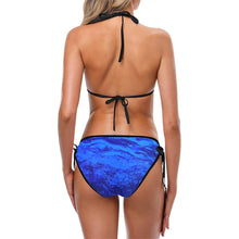 Load image into Gallery viewer, Deep Secret Blue Ocean String Bikini | JSFA - JSFA - Original Art On Fashion by Jenny Simon