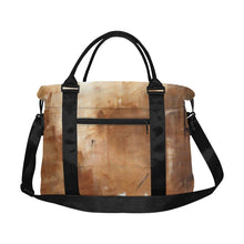 Load image into Gallery viewer, Golden Path Beige Ladies Weekender Travel Carry On Bag - JSFA - Art On Fashion by Jenny Simon