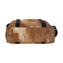 Load image into Gallery viewer, Golden Path Beige Ladies Weekender Travel Carry On Bag - JSFA - Art On Fashion by Jenny Simon