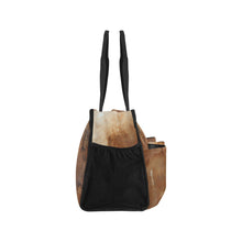 Load image into Gallery viewer, Golden Path Beige Pool Beach Tote | JSFA - JSFA - Art On Fashion by Jenny Simon