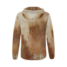Load image into Gallery viewer, Golden Path Women's Zip Up Hoodie Jacket | JSFA - JSFA - Original Art On Fashion by Jenny Simon