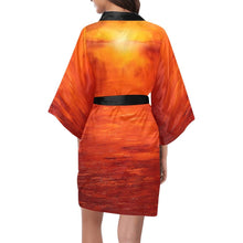 Load image into Gallery viewer, Magic Sunset Women's Kimono Robe | JSFA - JSFA - Art On Fashion by Jenny Simon