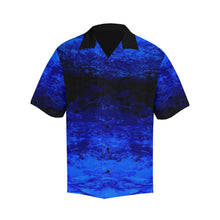 Load image into Gallery viewer, Men's Blue Secret Aloha Hawaiian Shirt | JSFA - JSFA - Original Art On Fashion by Jenny Simon