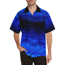 Load image into Gallery viewer, Men's Blue Secret Aloha Hawaiian Shirt | JSFA - JSFA - Original Art On Fashion by Jenny Simon