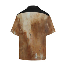 Load image into Gallery viewer, Men's Hawaiian Golden Path Shirt Beige Back | JSFA - JSFA - Original Art On Fashion by Jenny Simon