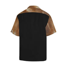 Load image into Gallery viewer, Men's Hawaiian Shirt Golden Path Beige Black | JSFA - JSFA - Original Art On Fashion by Jenny Simon