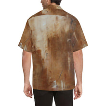 Load image into Gallery viewer, Men's Hawaiian Shirt Golden Path | JSFA - JSFA - Original Art On Fashion by Jenny Simon