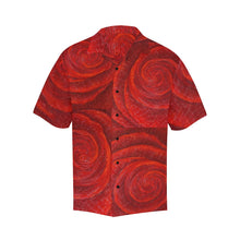 Load image into Gallery viewer, Men's Red Roses Hawaiian Shirt | JSFA - JSFA - Original Art On Fashion by Jenny Simon