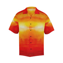 Load image into Gallery viewer, Men's Sunset Magic Orange Yellow Hawaiian Shirt | JSFA - JSFA - Original Art On Fashion by Jenny Simon