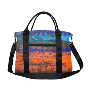 Multi Color Zest Ladies Weekender Travel Carry On Bag - JSFA - Art On Fashion by Jenny Simon
