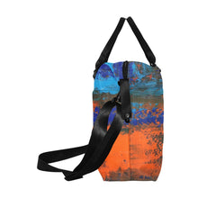 Load image into Gallery viewer, Multi Color Zest Ladies Weekender Travel Carry On Bag - JSFA - Art On Fashion by Jenny Simon