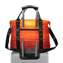 Load image into Gallery viewer, Orange Sunset Ladies Weekender Travel Carry On Bag - JSFA - Art On Fashion by Jenny Simon