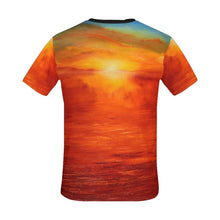 Load image into Gallery viewer, Orange Sunset Men&#39;s T-Shirt | JSFA - JSFA - Original Art On Fashion by Jenny Simon