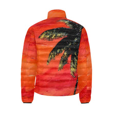 Load image into Gallery viewer, Palm Tree Orange Men's Bomber Jacket | JSFA - JSFA - Original Art On Fashion by Jenny Simon