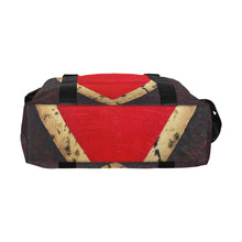 Load image into Gallery viewer, Red Heart Ladies Weekender Travel Carry On Bag - JSFA - Art On Fashion by Jenny Simon