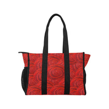 Load image into Gallery viewer, Red Rose Buds Pool Beach Tote | JSFA - JSFA - Art On Fashion by Jenny Simon