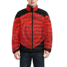 Load image into Gallery viewer, Red Rose Men's Bomber Jacket | JSFA - JSFA - Original Art On Fashion by Jenny Simon