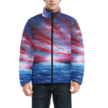 Load image into Gallery viewer, Stars And Stripes Men's Bomber Jacket | JSFA - JSFA - Original Art On Fashion by Jenny Simon