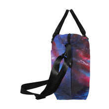 Load image into Gallery viewer, Stars And Stripes Red White Blue Ladies Weekender Travel Carry On Bag - JSFA - Art On Fashion by Jenny Simon