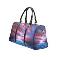 Load image into Gallery viewer, Stars And Stripes - Red, White, Blue Travel Bag | JSFA - JSFA - Original Art On Fashion by Jenny Simon