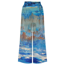 Load image into Gallery viewer, BLUE TALES Women's Palazzo Pants | Wide Leg Pants High Waist Flowy Trousers | JSFA