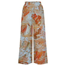 Load image into Gallery viewer, ABSTRACT SPLASH Women's Palazzo Pants | Wide Leg Pants High Waist Flowy Trousers | JSFA - JSFA Jenny Simon