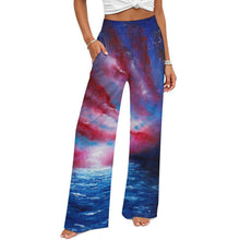 Load image into Gallery viewer, BLESSED Women's Palazzo Pants | Wide Leg Pants High Waist Flowy Trousers | JSFA - JSFA Jenny Simon