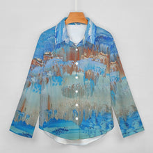 Load image into Gallery viewer, BLUE TALES Long Sleeve Blouse | JSFA - JSFA Jenny Simon