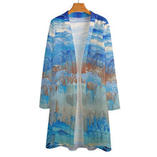 Load image into Gallery viewer, BLUE TALES Women's Mid-Length Cardigan | JSFA - JSFA Jenny Simon