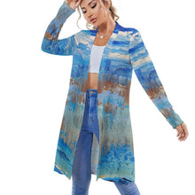 Load image into Gallery viewer, BLUE TALES Women's Mid-Length Cardigan | JSFA - JSFA Jenny Simon