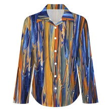 Load image into Gallery viewer, EARTH &amp; OCEAN Long Sleeve Blouse | JSFA - JSFA Jenny Simon