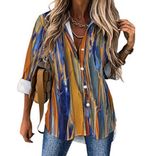 Load image into Gallery viewer, EARTH &amp; OCEAN Long Sleeve Blouse | JSFA - JSFA Jenny Simon
