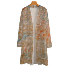 Load image into Gallery viewer, EARTH PULSE Women's Mid-Length Cardigan | JSFA - JSFA Jenny Simon