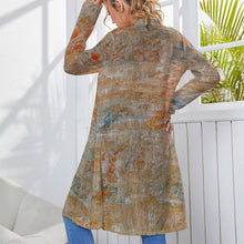 Load image into Gallery viewer, EARTH PULSE Women's Mid-Length Cardigan | JSFA - JSFA Jenny Simon
