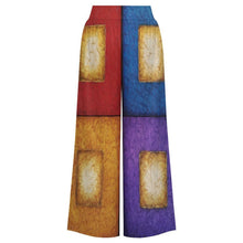 Load image into Gallery viewer, HAPPY QUAD Women's Palazzo Pants | Wide Leg Pants High Waist Flowy Trousers | JSFA