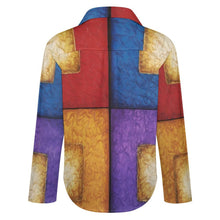 Load image into Gallery viewer, HAPPY QUAD Long Sleeve Blouse | JSFA - JSFA Jenny Simon